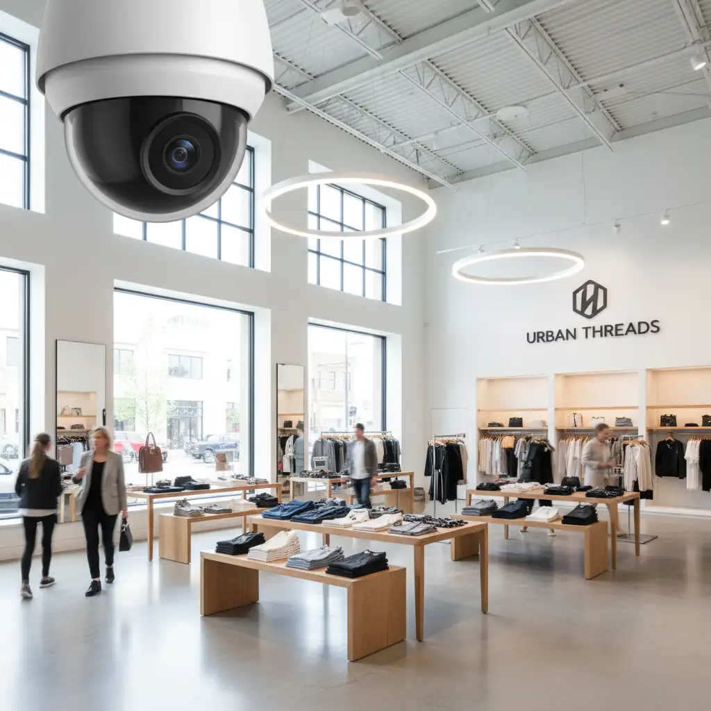 Retail store security camera