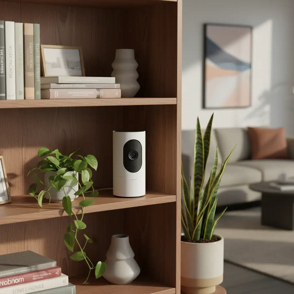 Smart indoor security camera