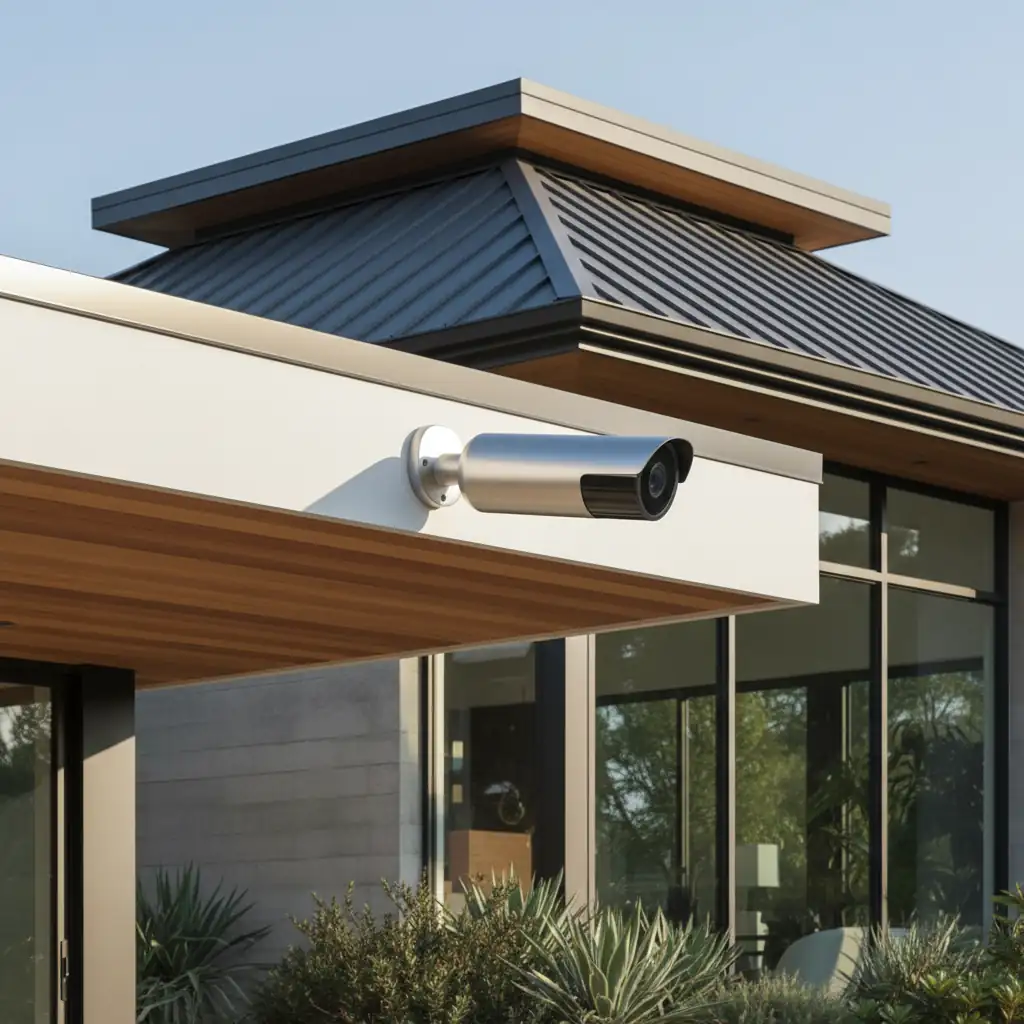 Outdoor residential security camera